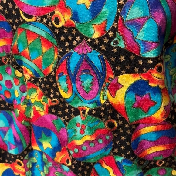 Handmade Reversible Christmas Holiday Apron - Picture 2 of 9